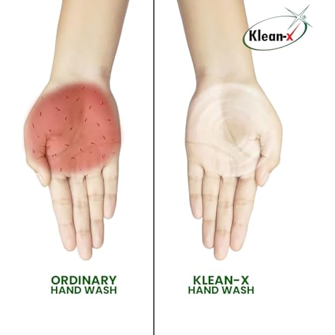 Klean-X كليان إكس غسول يدين 500 مل حزمة كومبو (3 قطع)  منظف يدين منعش | صابون سائل مضاد للبكتيريا ليدين ناعمتين | لطيف على البشرة، عطر منعش | تركيبة مغذية ومرطبة - Image 5